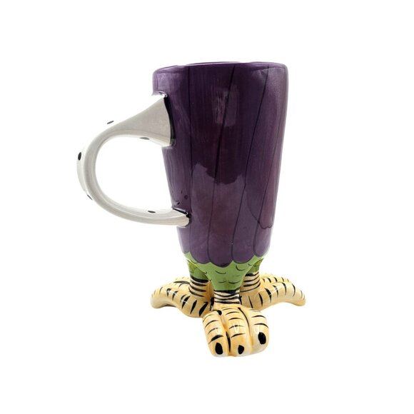 Blue Sky Clayworks Purple Toucan Bird Ceramic Coffee Mug - Picture 3 of 15